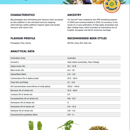 VicSecretDataSheet